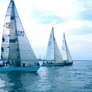 the start of a sailboat race