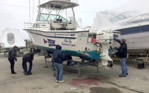 maintaining the WYC Committee boat